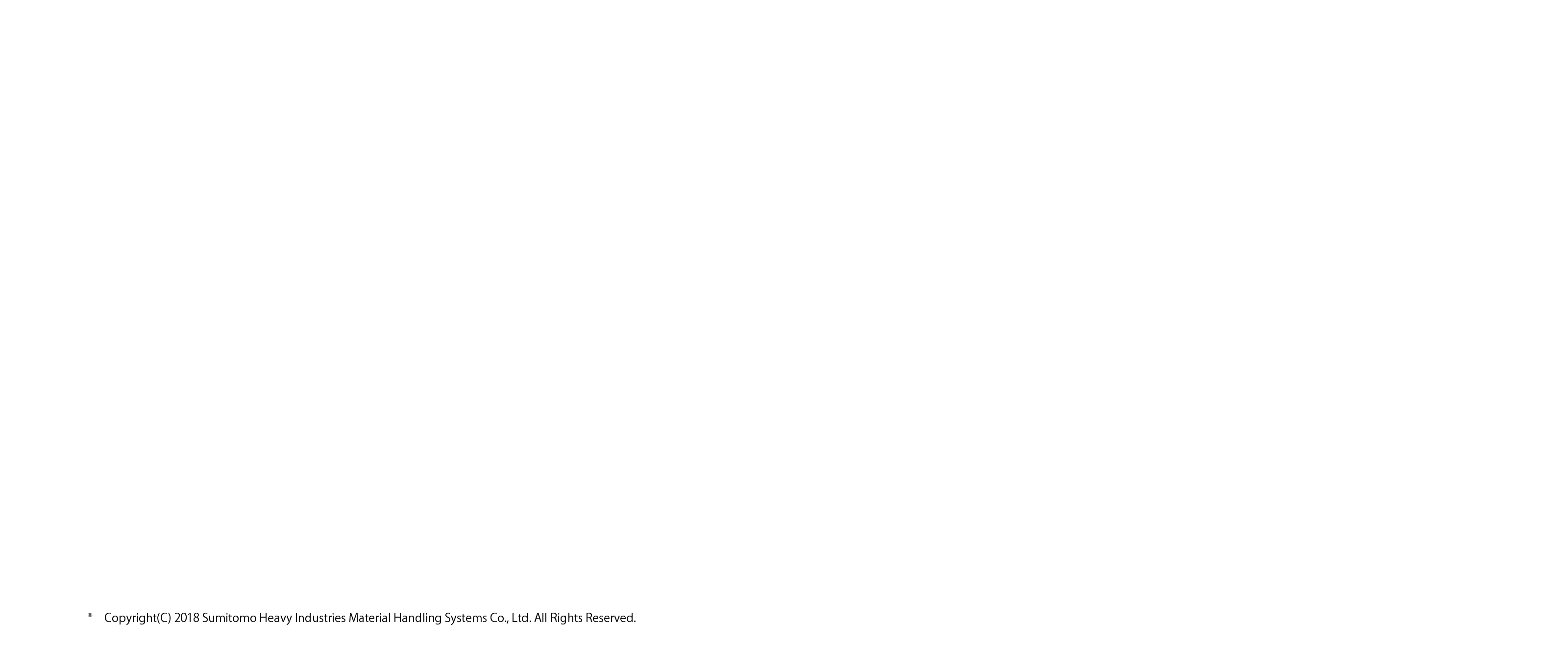 * Copyright(C) 2018 Sumitomo Heavy Industries Material Handling Systems Co., Ltd. All Rights Reserved.